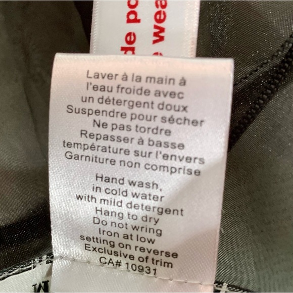 Transparent cute black top Mélanie Lyne Size 8 - Picture 5 of 7